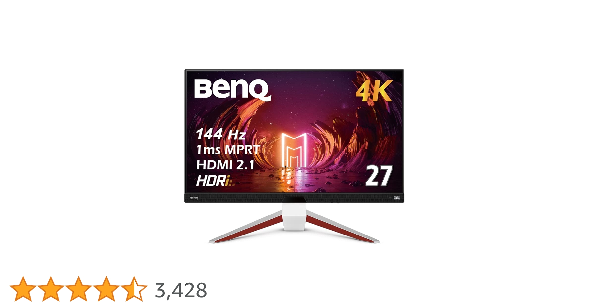 BenQ MOBIUZ 27インチ 4K ゲーミングモニター EX2710U EX2710U/EX2710U-JP | MOBIUZ 27インチ 4K 144Hz ゲーミング