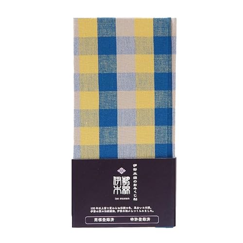 HollyHock おみくじ帖 伊勢木綿-128(格子) 手帳 縁起 アルバム ノート 手帳 集め 収集 かわいい 貼る おみくじ帳