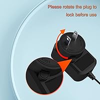 Vista 3 de Cable de alimentación de repuesto Echo de 15 W para Yaxa Echo Dot, Echo Dot 3ª generación, cable cubo Fire TV, punto con reloj, cargador de cable