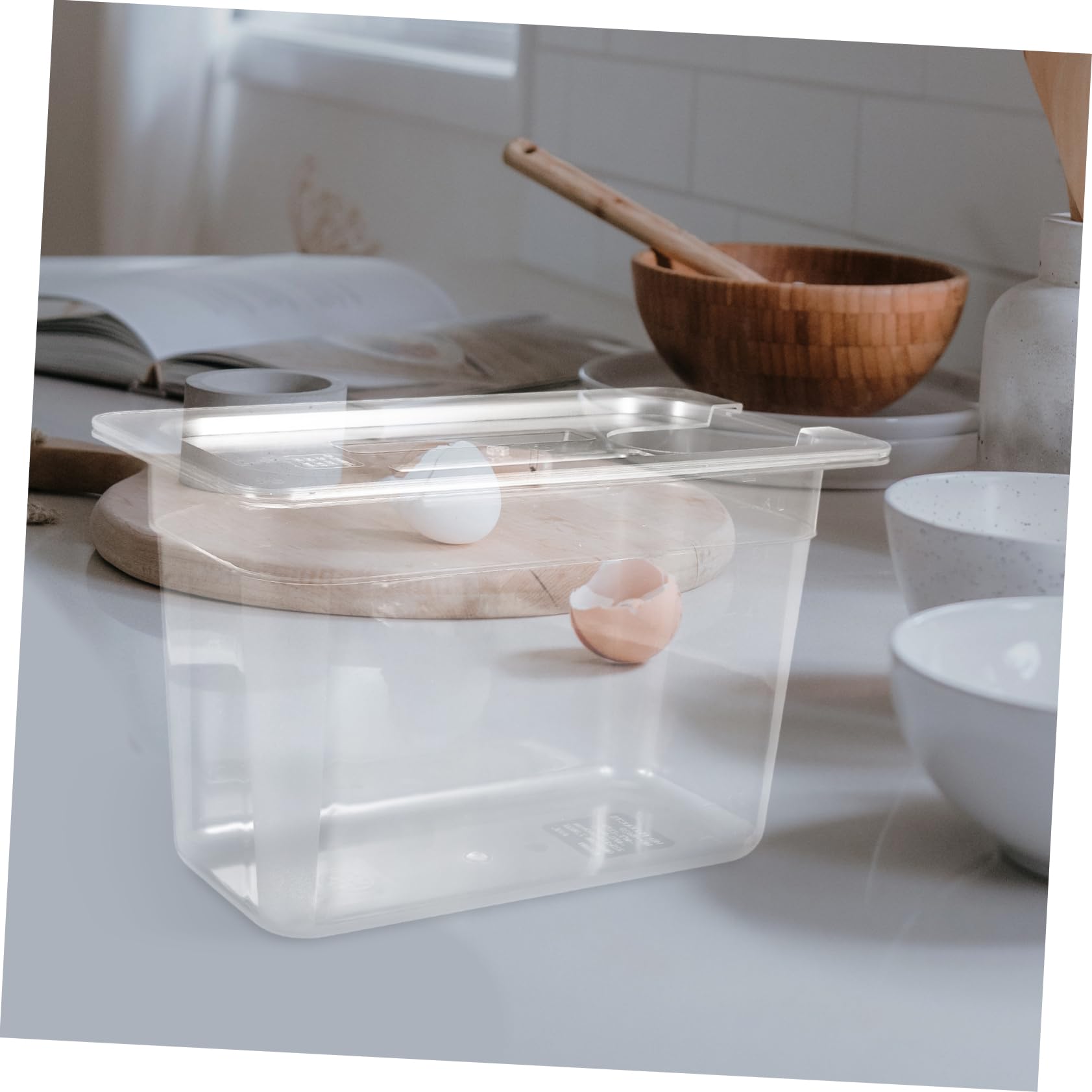 Amazon｜HEMOTON 6Lスーvide容器蓋食品保存容器スリーブスロークッカー