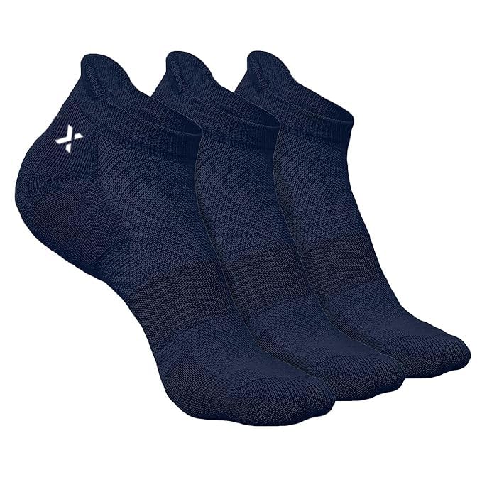 Image of Men's Low Cut Ankle Socks Pack | Bamboo Cushioned Sports Socks for Gym, Running, Walking