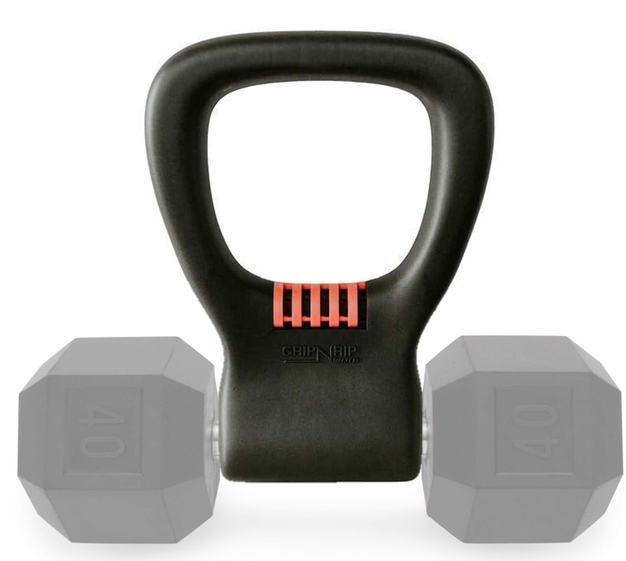 Adjustable Dumbbell Grip Converts Dumbbells with Handles Between 1-1.3" into Kettlebells - Exercise Equipment for Home Workouts, the Gym, or On the Go - for Weights Up to 75 lbs