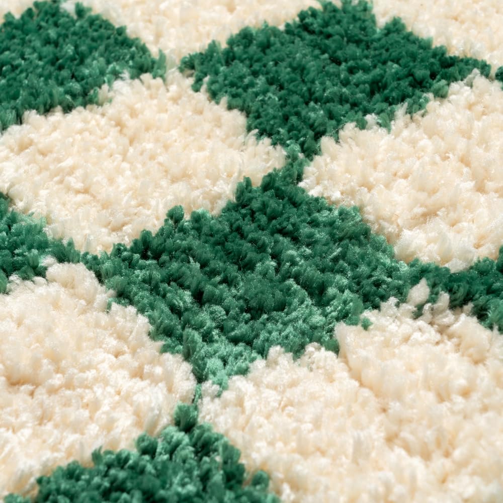 Amazon | BRID モロッコ チェッカー ラグ Morocco CHECKER RUG