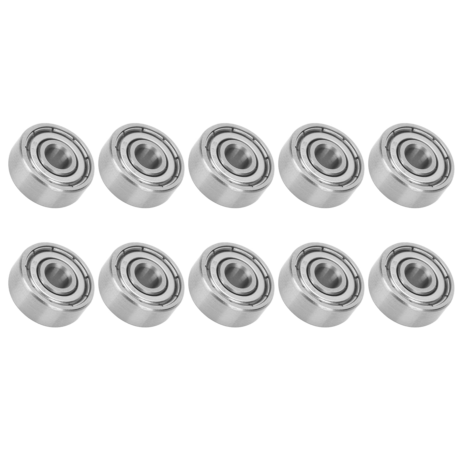 Cuscinetti Radiali a Sfera in Acciaio Inox 5x13x5 mm per Longboard Skateboard Pattini in Linea Rotelle Sport Estremi Adatti a Ruote di Sicurezza e Performance