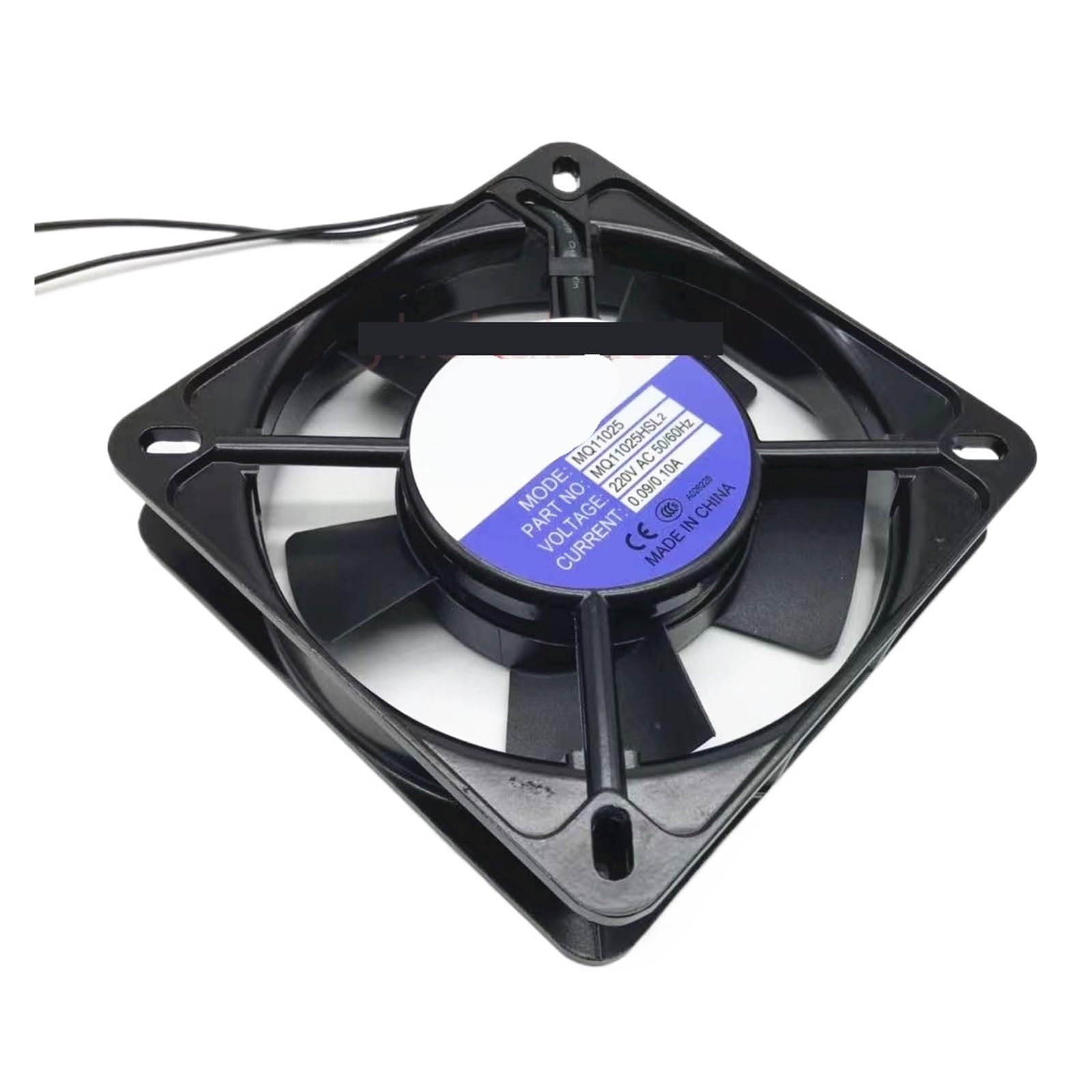 YMUGUEGH MQ11025HSL2 MQ11025HBL AC 220V 0.10A 110x110x25mm 2-Wire Server Cooling Fan