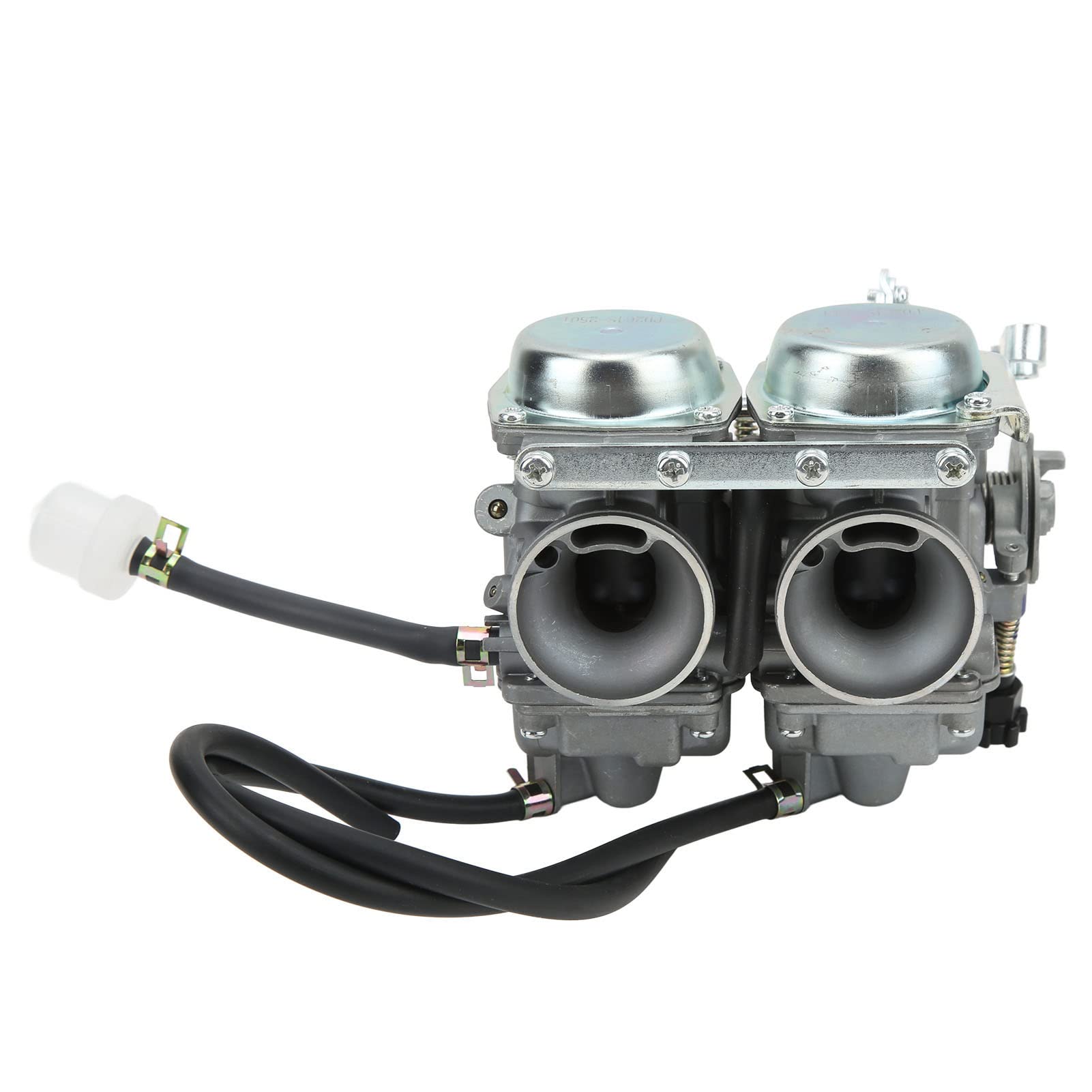 Carburador Bicilíndrico para Moto PD26JS 26 mm Carburador Doble Cilindro para Motor CBT 125 250 Carburador de Dos Cilindros con Entrada de 26 mm y Lado de Filtro de 49 mm Repuesto 606-060