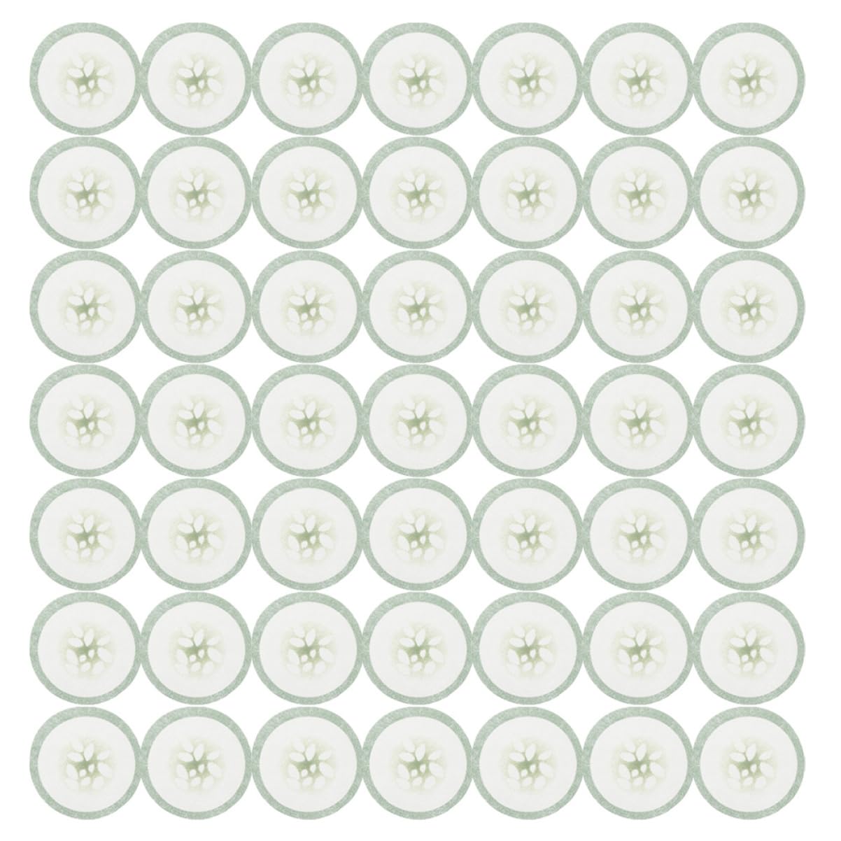 FRCOLOR 200Pcs Cucumber Print Eye Pads Cooling Eye Masks for Women Breathable Non Woven Fabric Eye Care Tools Moisturizing and Soothing Patches for Relaxation and Hydration