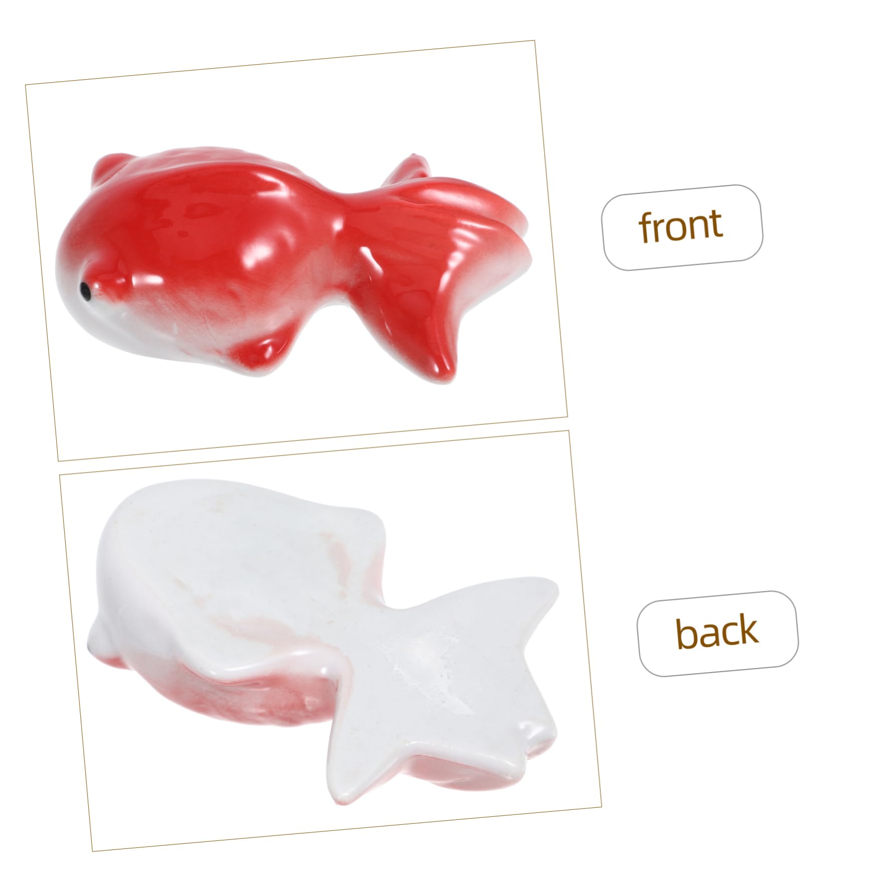 MAGICLULU 5 Pz ninnoli in ceramica decorazione del serbatoio di pesce pesci d'acquario artificiali aquarium aqua laguiole toy statua mestiere subacqueo puntello di layout dell'acquario