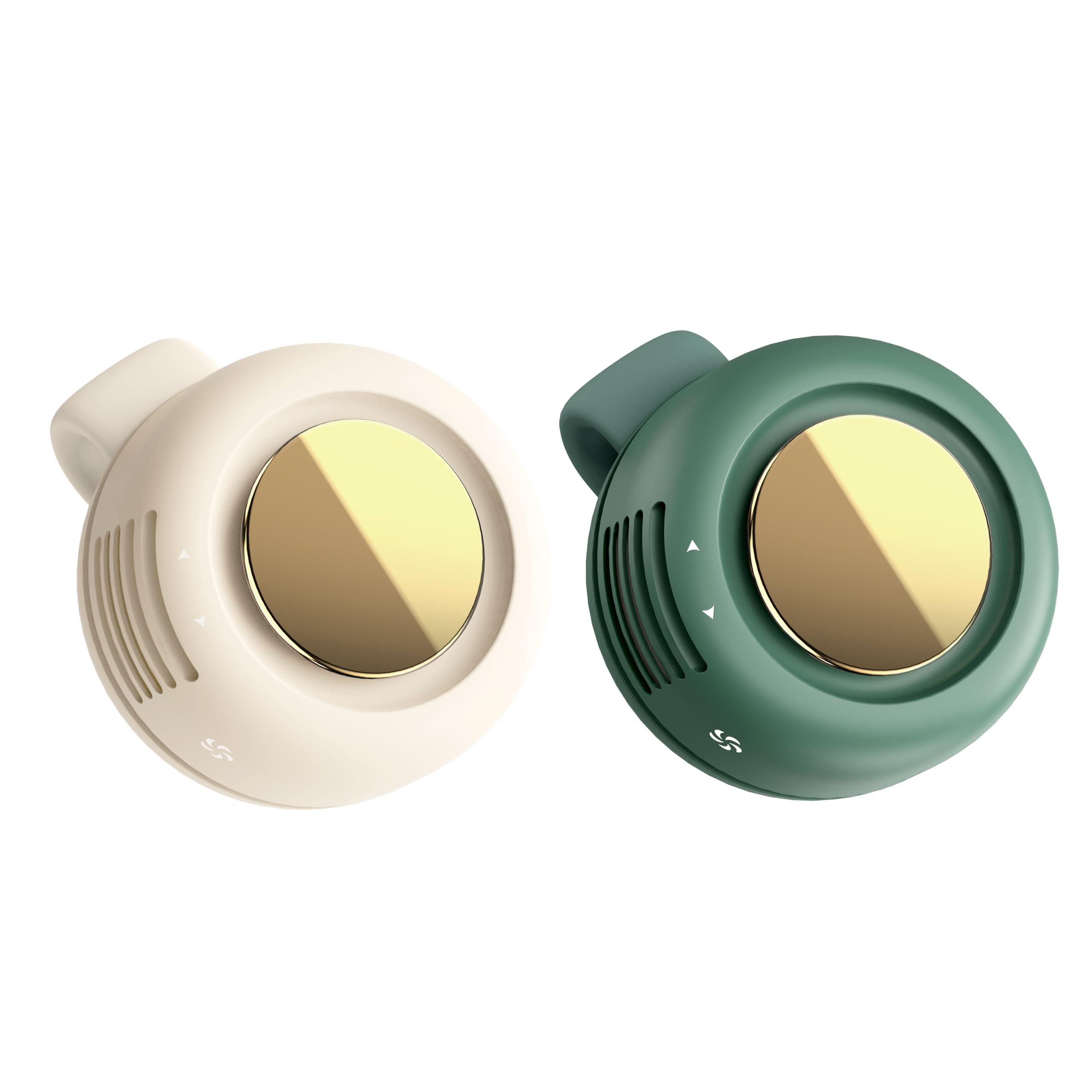 Ventilador portátil de clip para camisa y cintura: frescura de 360° recargable por USB