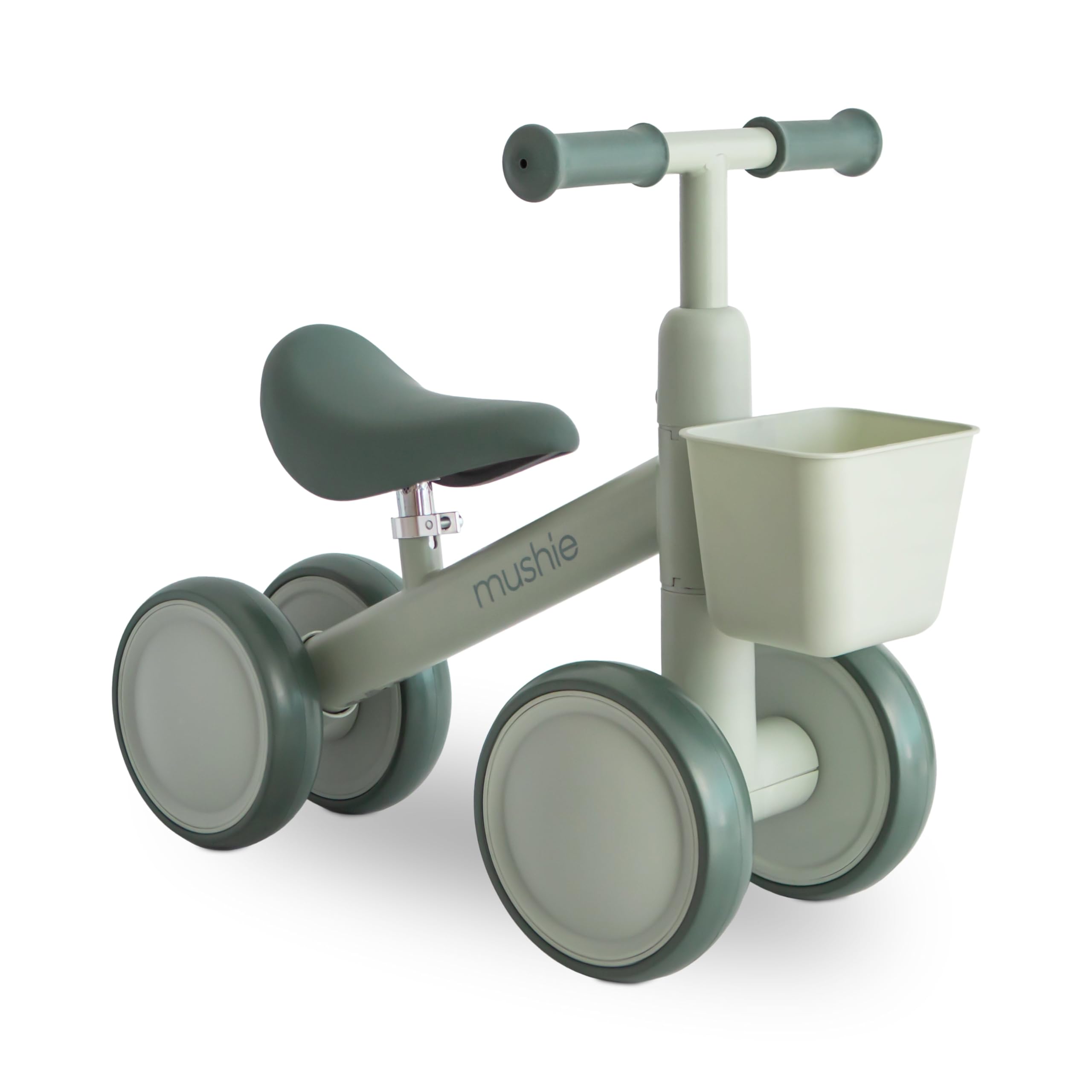 Photo 1 of mushie Mini Toddler Bike (Sage) | 12-24 Months | 4 Wheels First Balance Bike