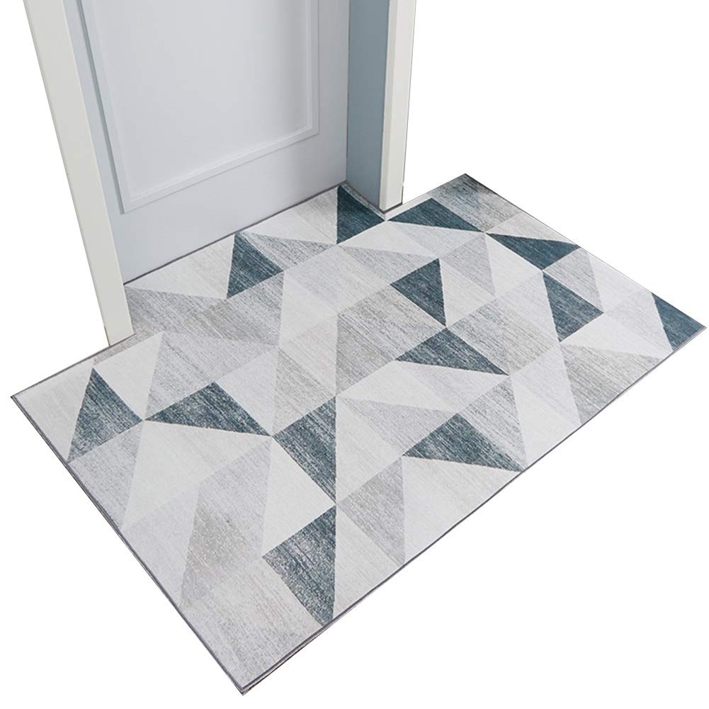 Tapis de porte lavable en machine antidérapant et grand paillasson entrée B
