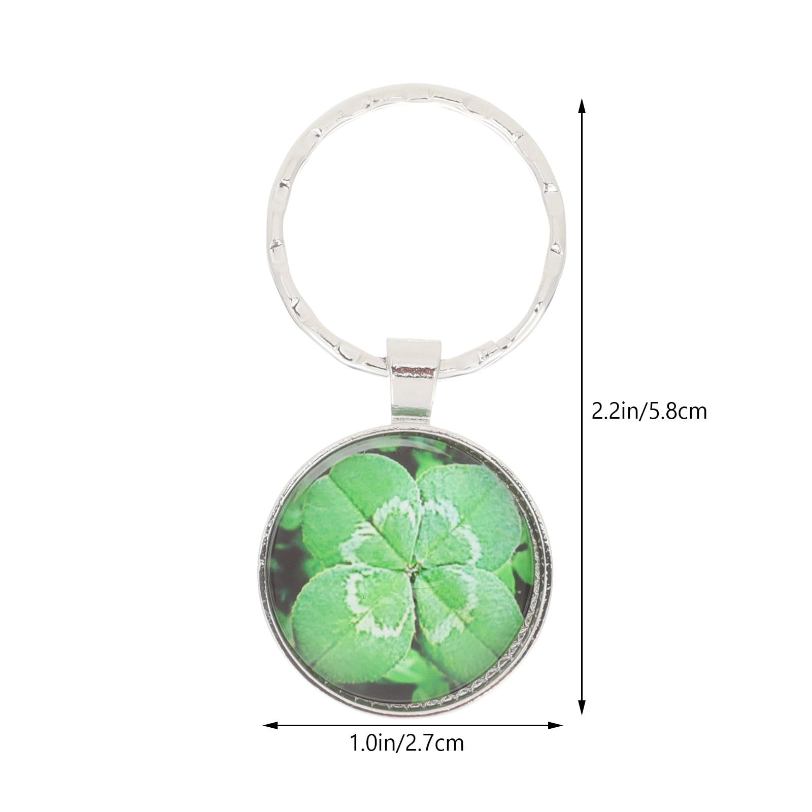 PACKOVE 3Pcs Clover Keyring Four Leaf Clover Keychain Shamrock Keychain Four Leaf Clover Charm Creative Keychain Handbag Keychain Unique Keychain For Purse Car Key