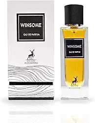 Maison Alhambra Winsome Eau De Parfum Spray 90 ml (86.2 g) Perfume árabe de longa duração para homens - Fragrância amadeirada, floral e doce - Perfume masculino com notas de bergamota, rosa, patchouli