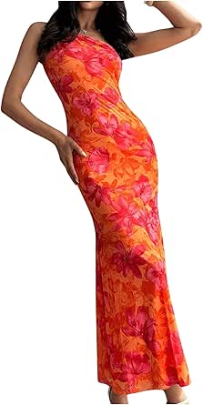 Vestdo De Trantes Con Estampado Floral Pecho Con Fruncdo | Vetement
