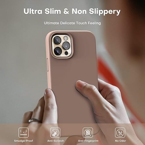 Vista 428 de TOCOL - Funda 5 en 1 para iPhone 11, con 2 protectores de pantalla + 2 protectores de lente de cámara, funda delgada de silicona líquida a prueba