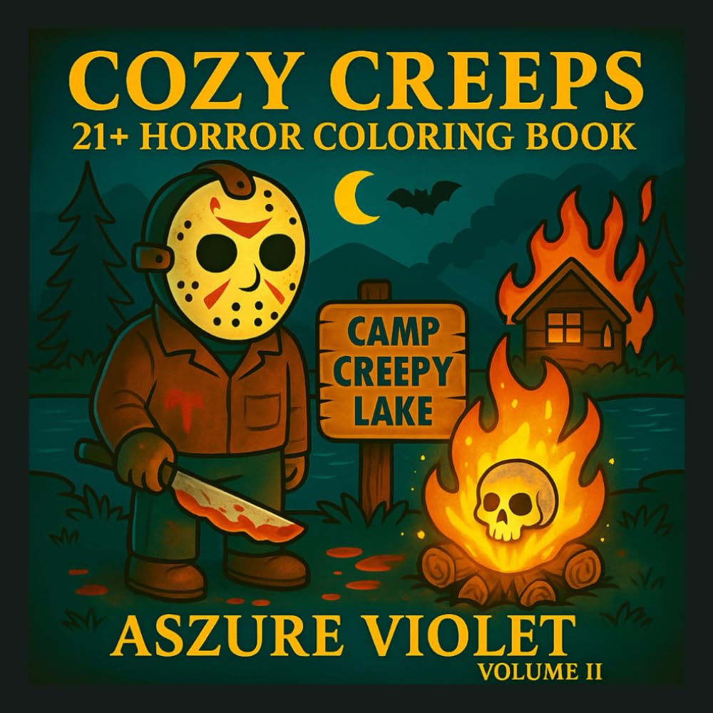Cozy Creeps: 21+ Horror Coloring Book: Volume II