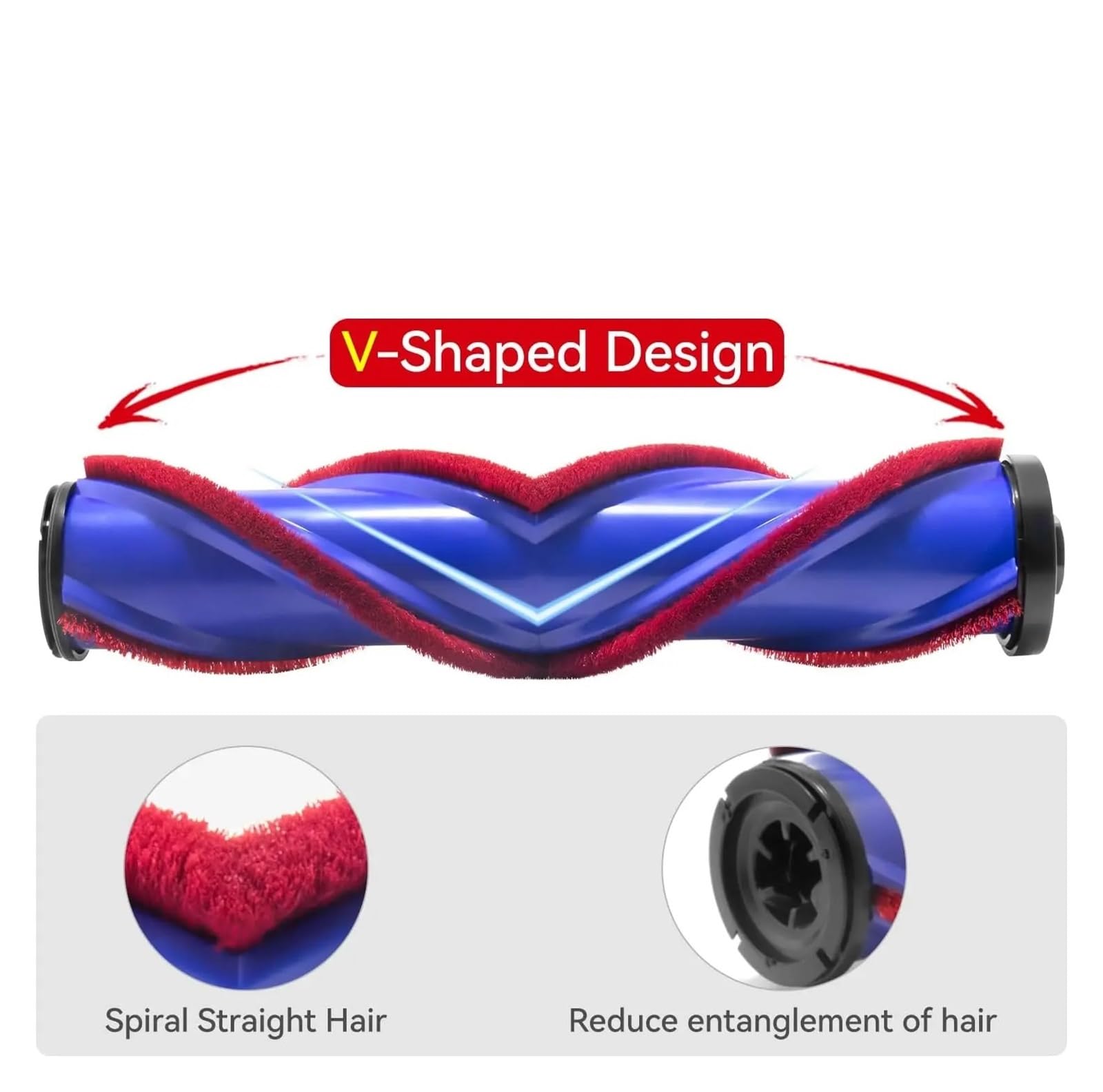 Cabezal De Cepillo Motorizado For Aspiradora, Compatible Con Los Modelos Dyson, V10 Digital Slim Y V12 Detect Slim