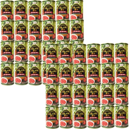 太陽と大地の恵み ホールトマト缶 390gx48缶 トマト 缶詰 完熟 業務用 PEELED TOMATOES まとめ買い