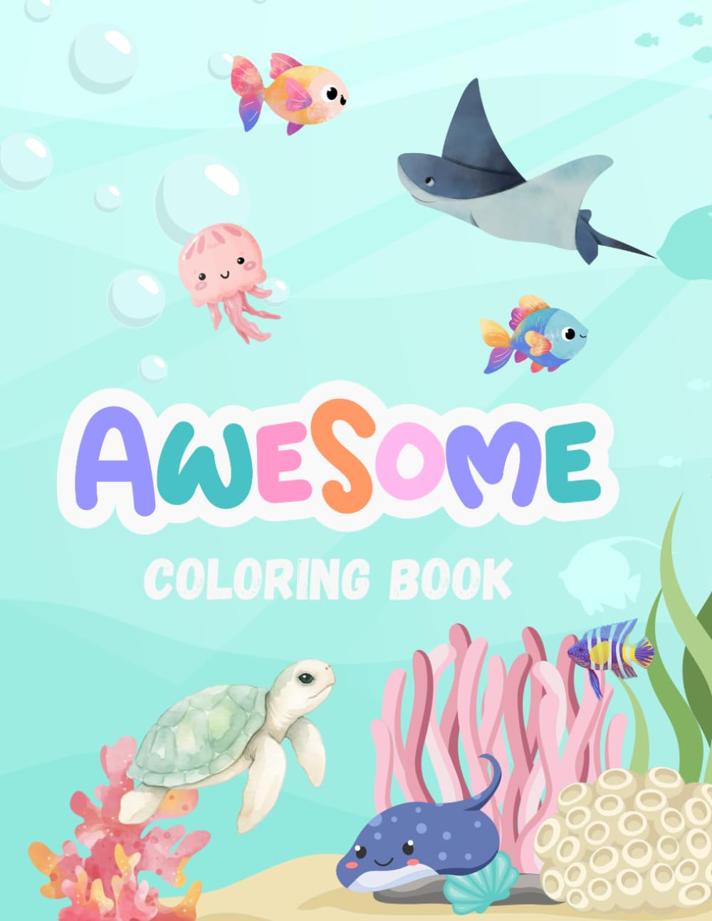 Sea Creature Coloring Book
