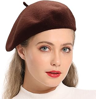 Brown beret amazon Clearance