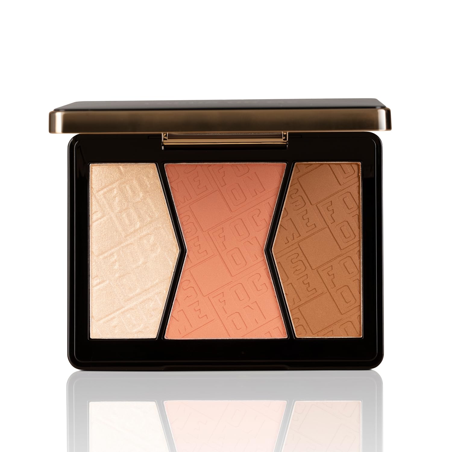PAC Focus On Me 3 in 1 Bronzer Highlighter & Blush Palette for Face Makeup | Face Palette with Lightweight Natural Shimmer Glow Compact Powder | Full Coverage & Long Lasting for All Skin Type - Medium-image-46
