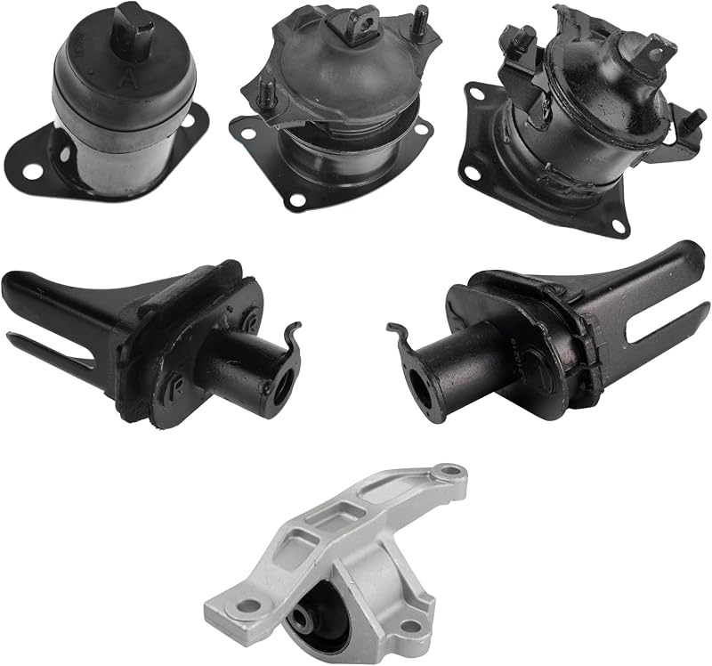 Kit de coxins do motor e câmbio TRQ para Acura TL 2007-2008 – 6 peças