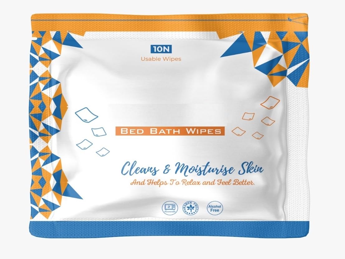 Bed Bath Wipes, Adult Wet Wipes, Adult Bath Wipes, Anti Bacterial, Ready To Use Cleansing Towels, Refreshing Sponge Bath Towel, For Men & Women (60, White, 32 X32 CM)-image-18