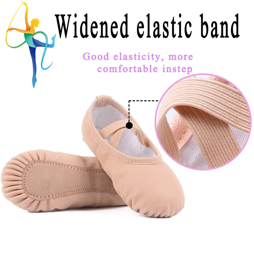 TETSUO Ballet Shoes for Girls,Dance Flats Slippers for Kids,Toddlers Practice Shoes,Yoga Shoes — view 4