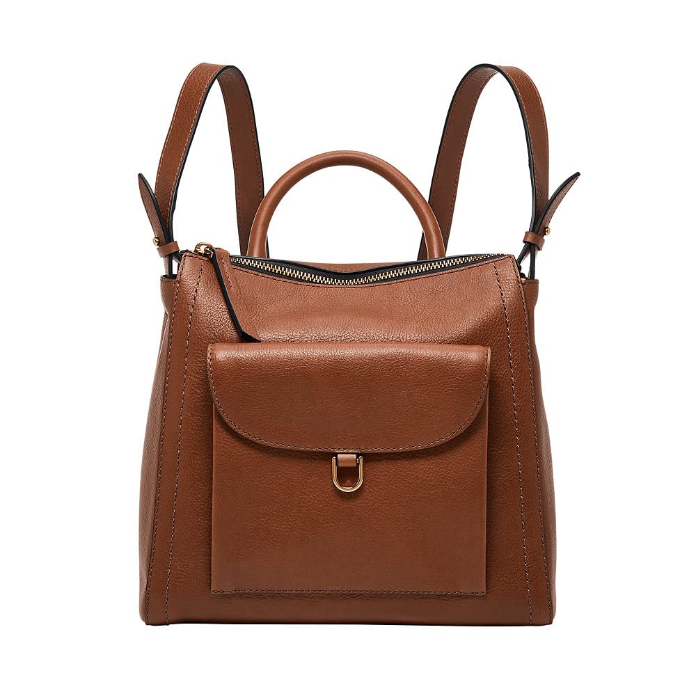 Fossil Women's Parker Backpack, 25.4 cm L x 10.16 cm W x 23.50 cm H, brown, Medium