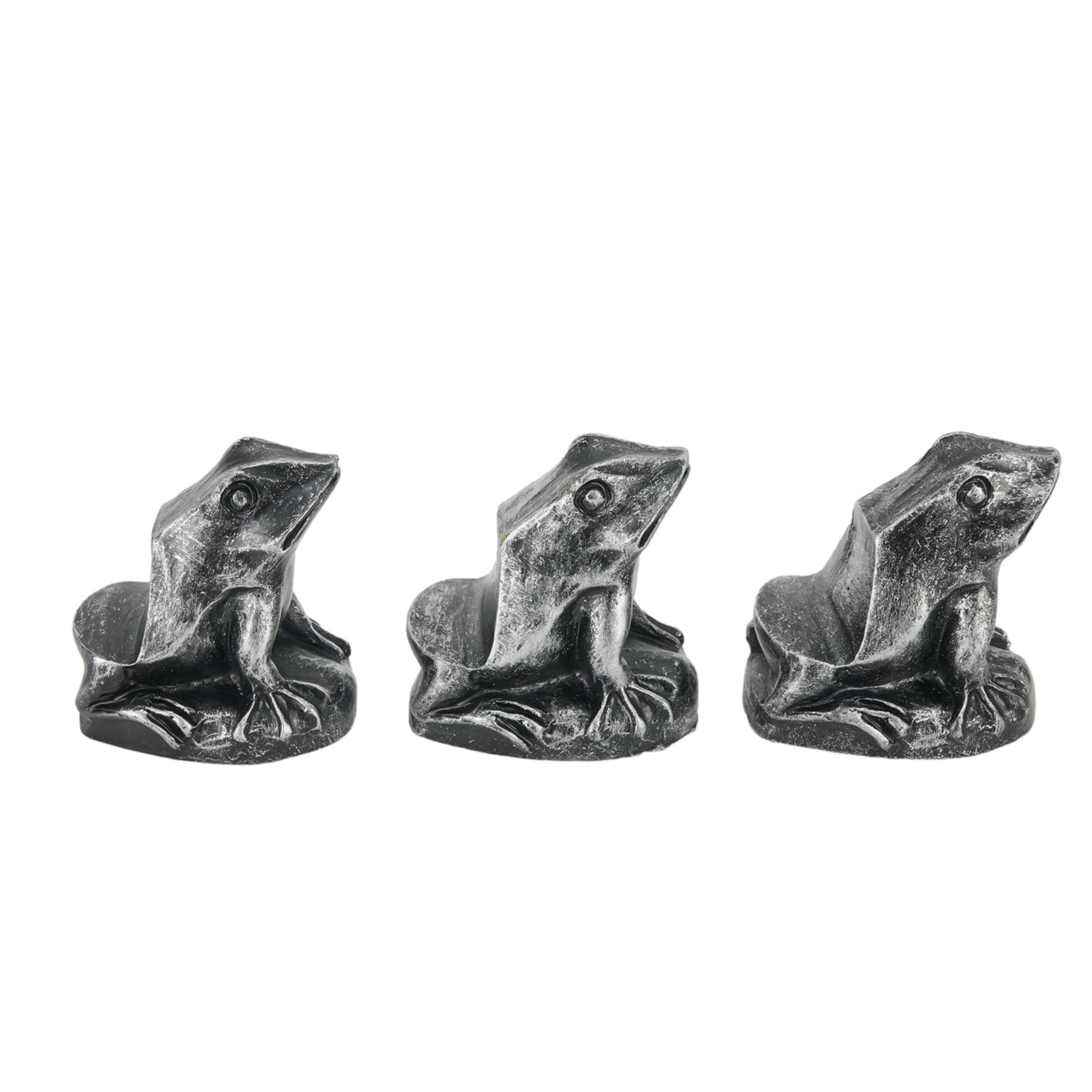 3Pcs/Set Mini Animal Shape Planter Support Feet,Plant Cat Dog Design Flower Pot Risers Holders Stand Holder for Indoor and Outdoor to Improve (FROG)