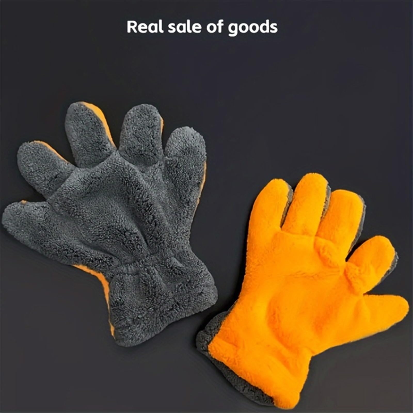Guante Lavado Coche 10 Toallas de Microfibra for pulir y Lavar, Guantes Lana Coral for Lavado Coches, Accesorios Limpieza