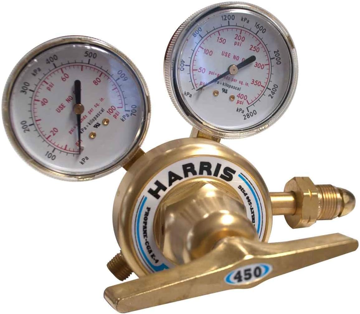Harris Model 450-50-510P Heavy Duty LPG Single Stage Regulator, CGA 510P