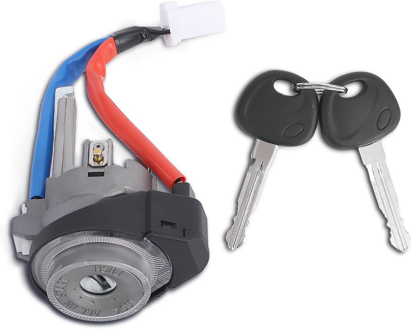 maXpeedingrods Ignition Switch & Lock Cylinder Assembly Fit for Hyundai Elantra 2011-2016 Elantra GT 2013-2016 Elantra Coupe 2013-2014#Replace 819003XF00 81900-3XF00 US660L (With 2 Keys)