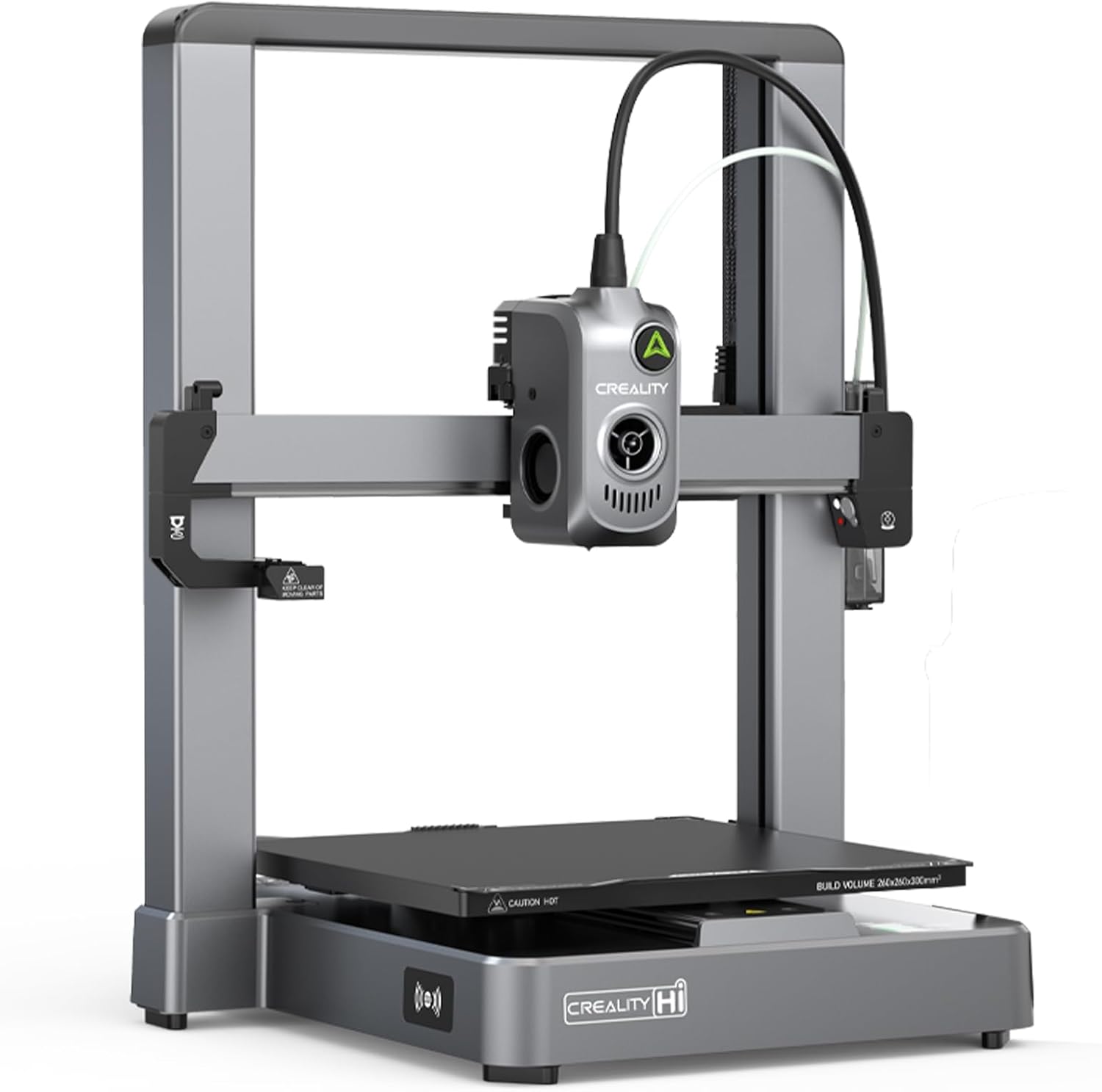 Creality HI 3D Printer Multi-Color 3D Printer (CFS not Include) 500mm/s High-Speed Performance, Smart Bed Calibration Anti-Clog Hotend,260x260x300mm Build Volume (10.2×10.2×11.8in)