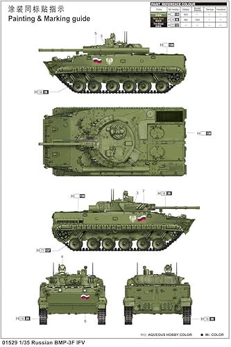 Miniatura 3 de Trumpeter Kit de construcción ruso BMP-3F IFV (TR01529)
