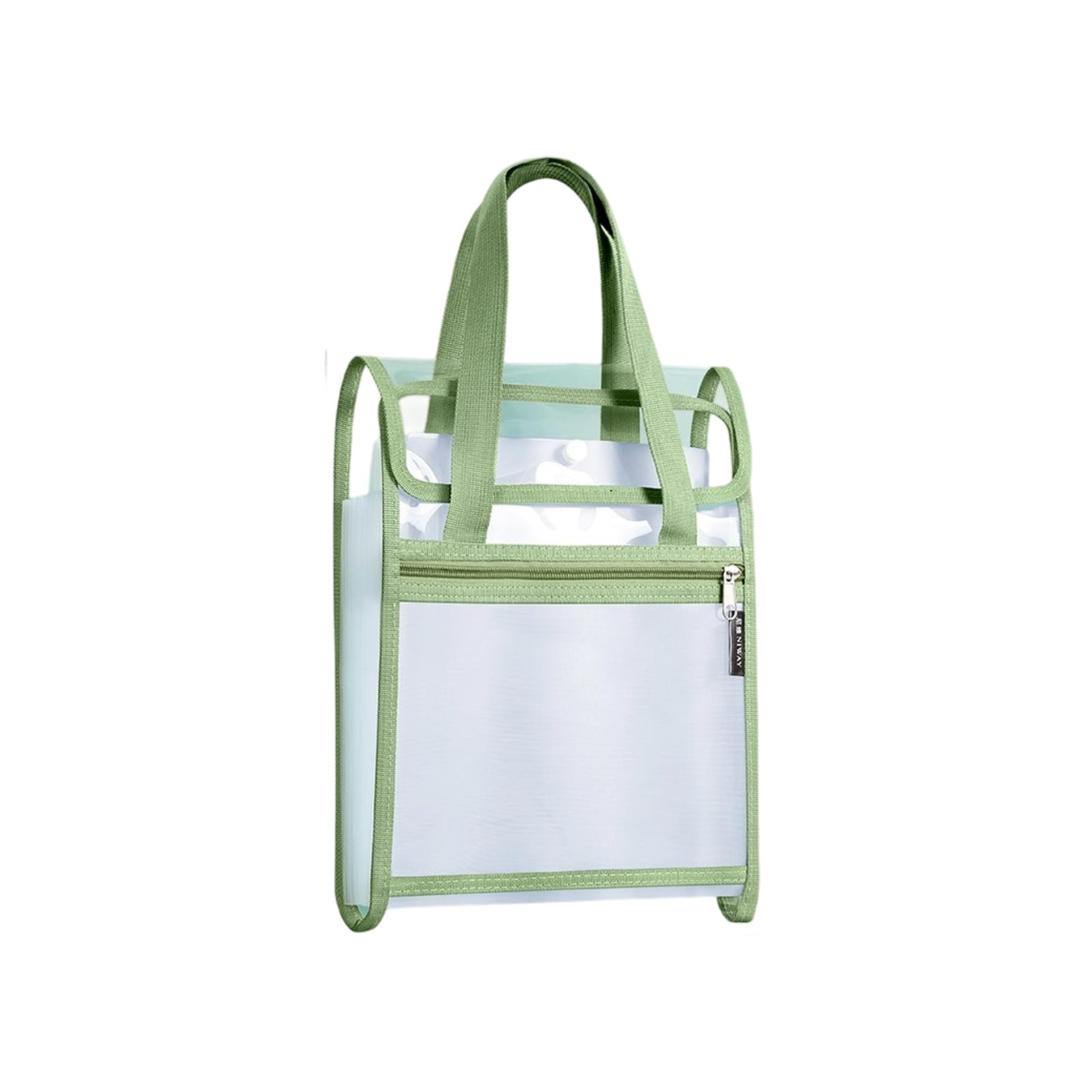 XAGMODSHN 13 Pockets Expanding Document Folder Water Resistant Clear PVC File Organiser Expandable File Organiser Sorting Expandable