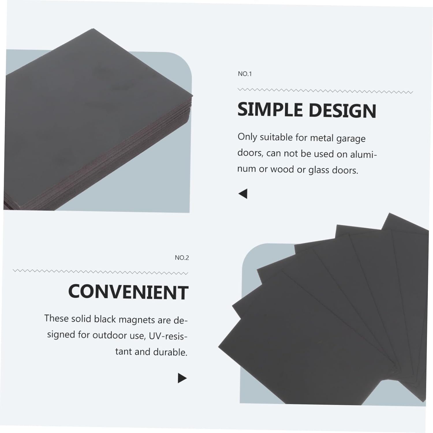 32pcs Magnetic Faux Window Panels for Car Garage Door Decoration Easy to Install Magnetic Sheets for Instant Appeal and Weather Resistance