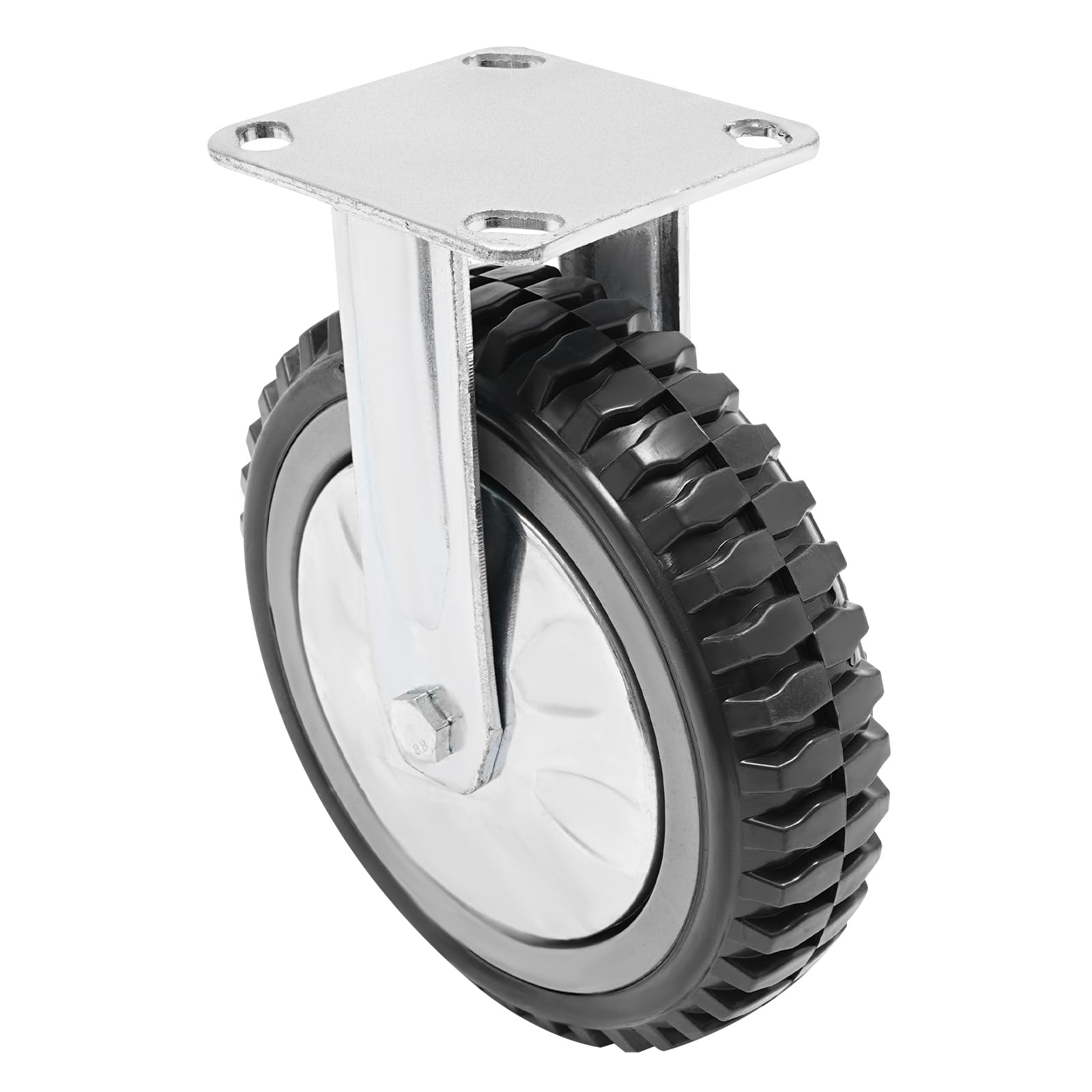 4er set Lenkrollen, Transportrollen Möbelrollen für Möbel, Schwerlastrollen mit Bremse, für Innen- und Außenbereich, Werkzeug Industrietransport, Tragfähigkeit bis 600kg
