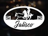 Vista 24 de Durango - Adhesivo adhesivo de vinilo para carros Diseño Charro de México, Calcomanias para Trocas y Carros (12 x 7 pulgadas, Durango)