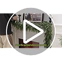 Artificial Cedar Garland for Christmas Decoration - Realistic Winter Greenery Garland for Mantel, Fireplace, Table, Door, Holiday Indoor Outdoor Decor 5FT