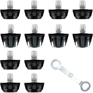 Plastik Fussball 16er Set Fußballstollen Ersatzstollen 13mm/16mm