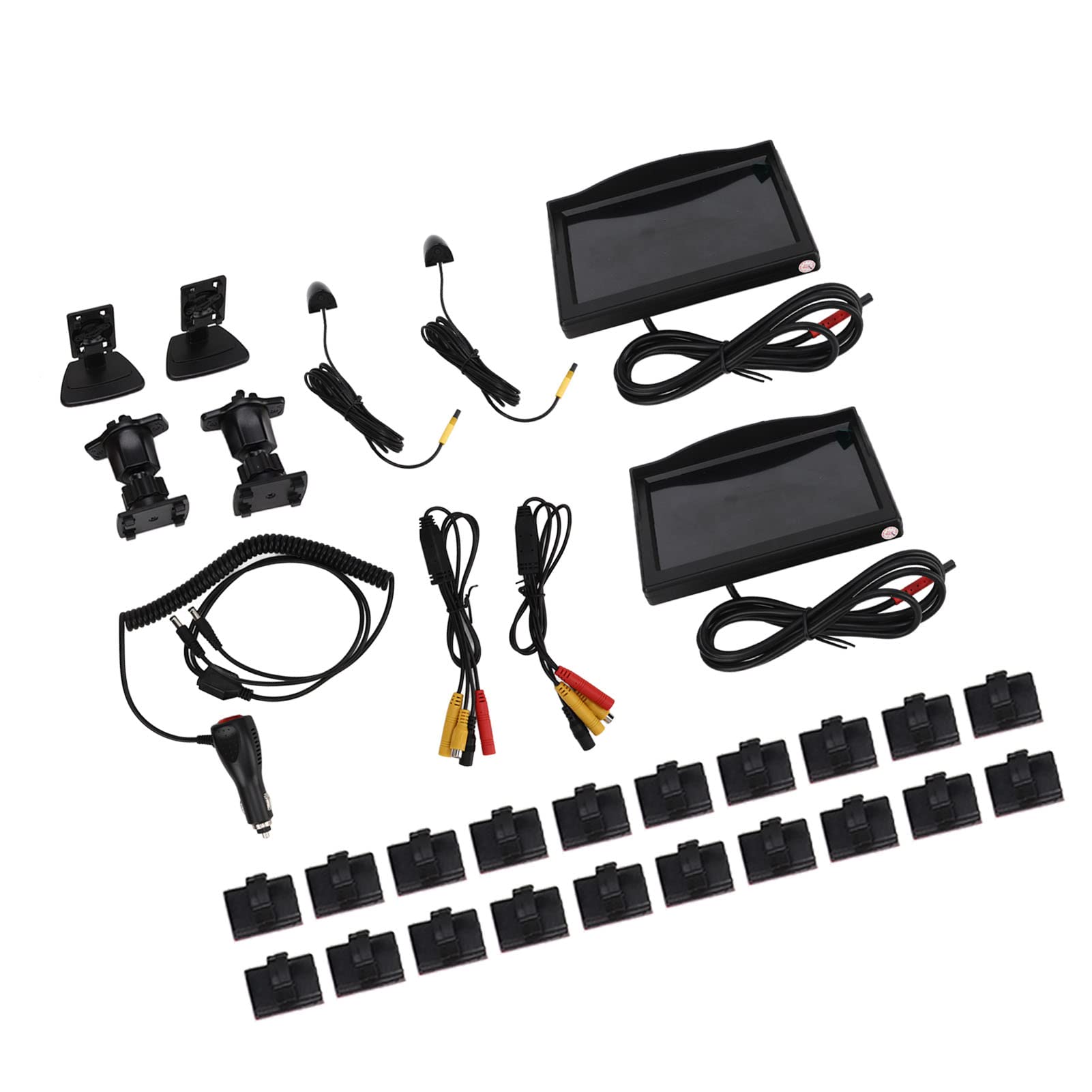 Zestaw Systemu Kamery Bocznej 5-calowy Monitor TFT LCD IP67 Wodoodporny Zestaw Kamery Cofania 12 V 24 V Zestaw Kamery Zapasowej z Widokiem z Boku System Kamery Widoku z Boku