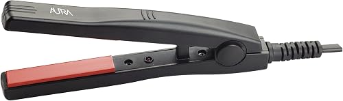 Aura by Elektra Mini Hair Straightener, Black