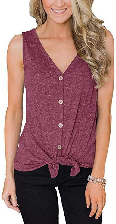 Tank Tops Casual Sleeveless Shirts 
