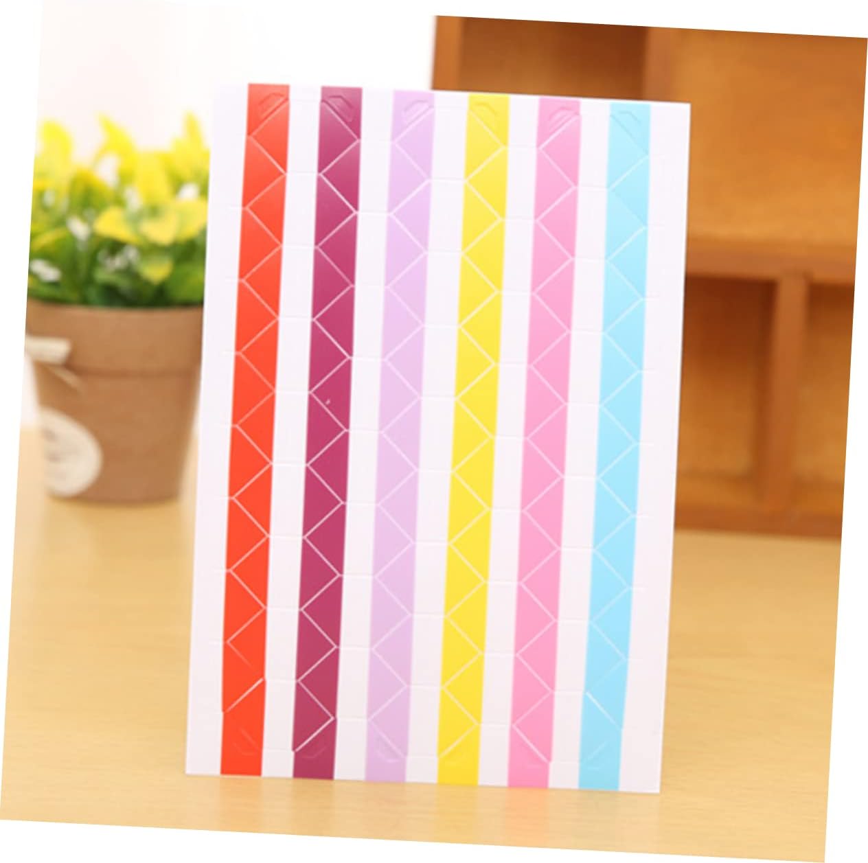 Artibetter 50 Sheets DIY Photo Corner Stickers for Scrapbook Albums Self Adhesive Multicolor Mounting Corners Total for Easy Photo Display and Creative Projects