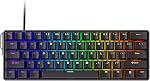 FUN60 Ultra Clavier de jeu rapide de déclenchement 8k Commutateur magnétique TMR Clavier filaire en aluminium 60% Blanc brillant MagMech, Commutateur magnétique d'éblouissement