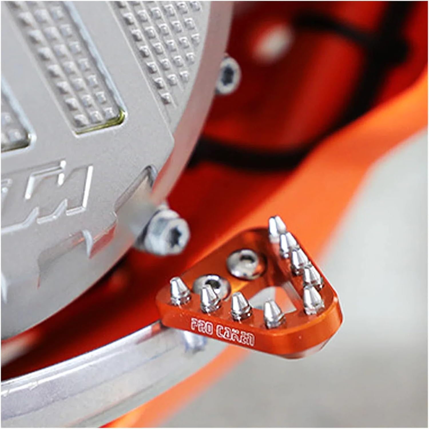 Motorcycle Brake Pedal Lever Step Plate Tip Fit for K-tm XCW EXC EXCF SX SXF XC XCF125 150 250 300 350 400 450 2008-2016(Red 02)