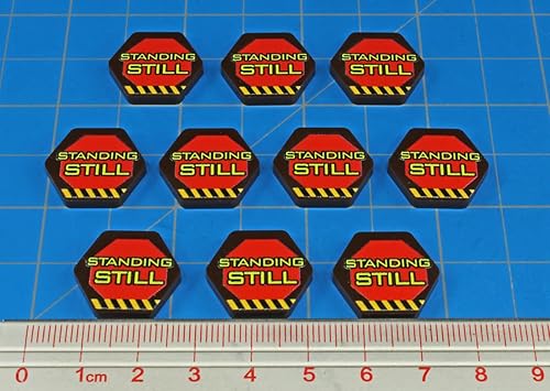 Miniatura 3 de LITKO Fichas de maniobras de combate Mecha  Fichas a todo color  Compatible con BattleTech, BattleForce y Alpha Strike (posición de quieta)