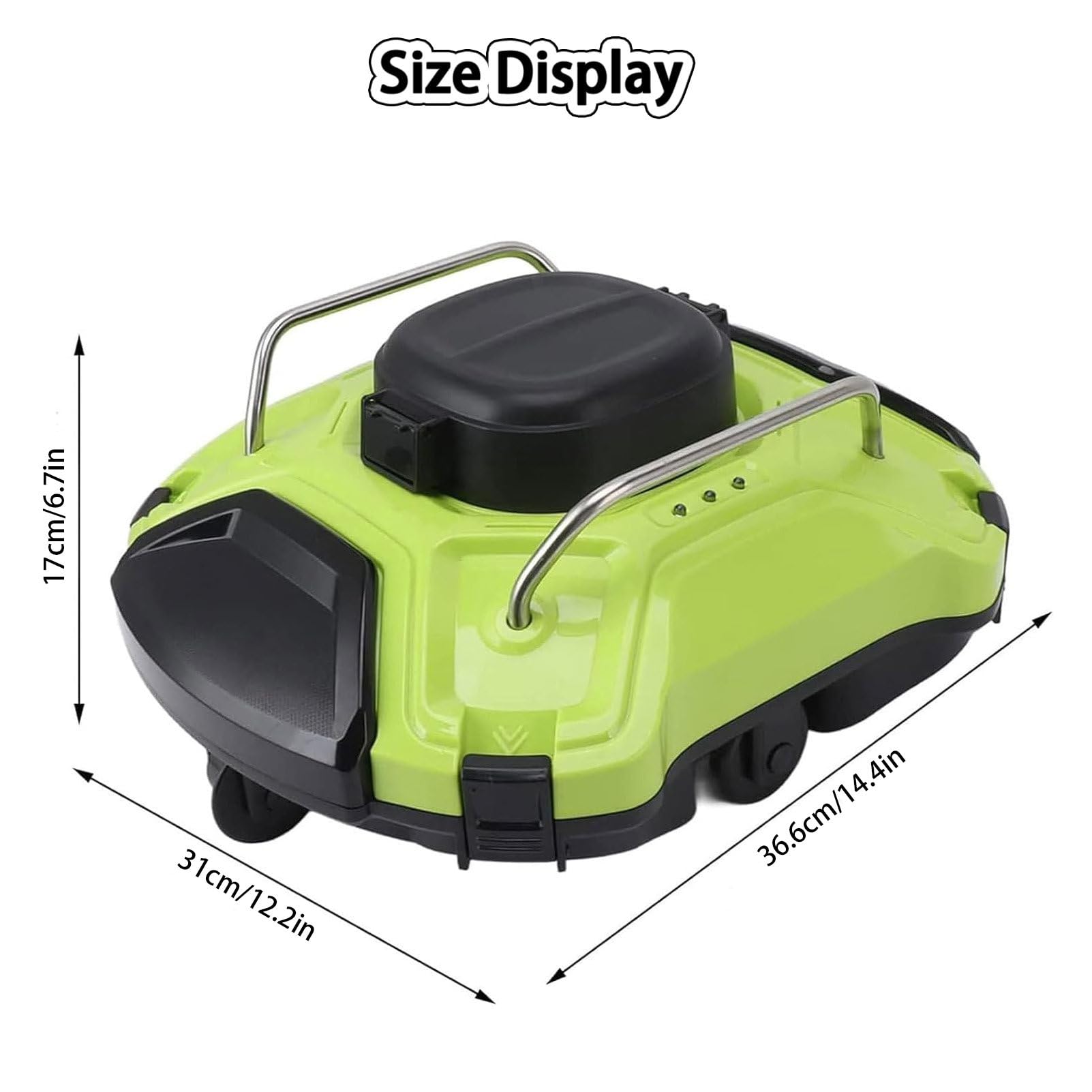 Aspirapolvere robotizzato per Piscine, aspirapolvere Automatico per Piscine, pulisce efficacemente Il Fondo e Le pareti della Piscina, Adatto a Tutte Le Piscine.