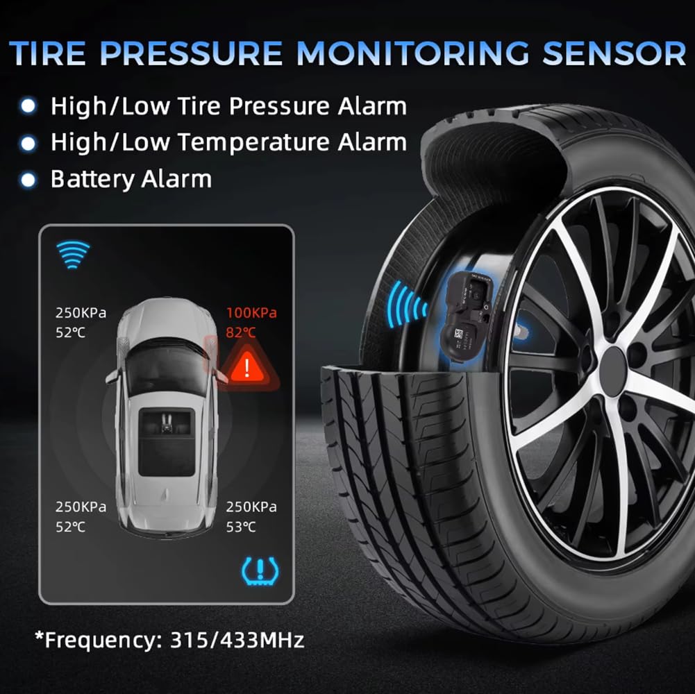 Czujnik TPMS dla Chryslera 200 2018~2020, dla Pacifica 2016~2023, dla Jeep Compass 2019~2021, Dla Renegade 2019, Wagoneer 2021 68193586AC
